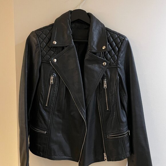All Saints Leather Jacket - Picture 9 of 9